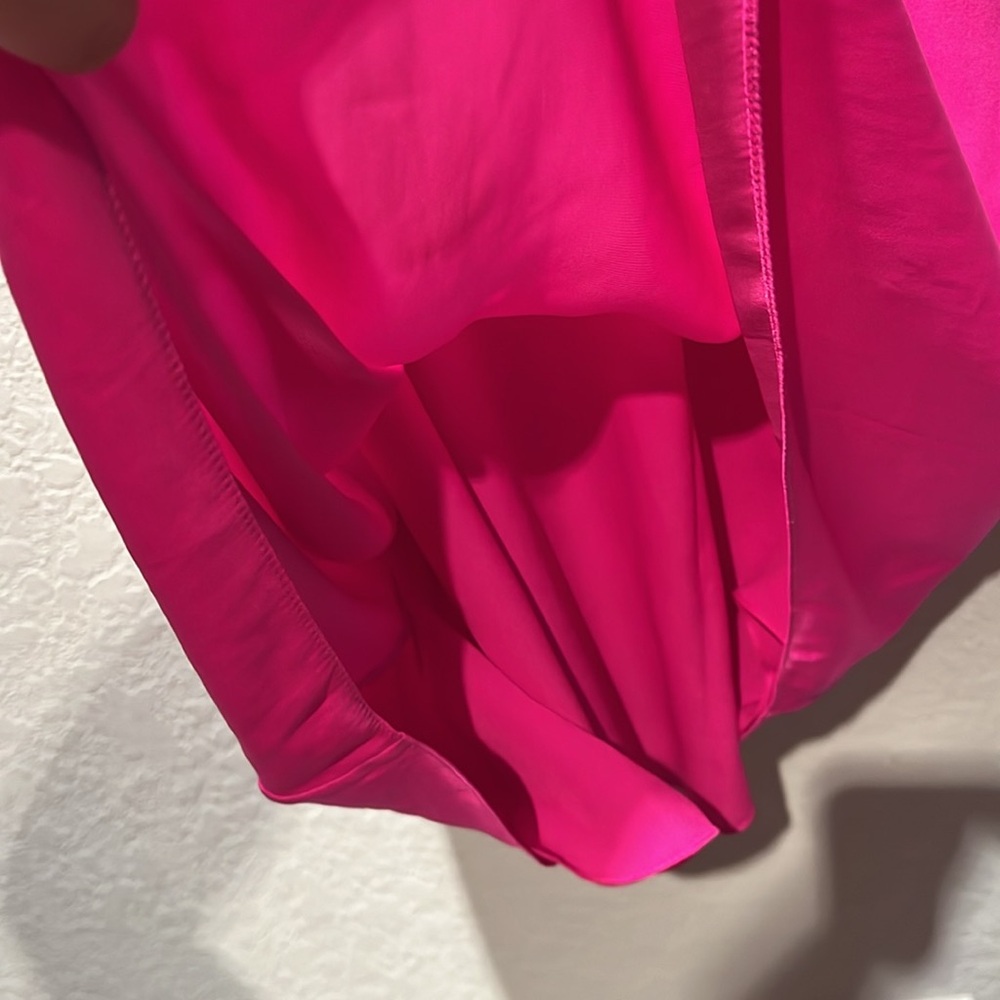 Polo Ralph Lauren Dayana Fuchsia Silky Dress cocktail party summer dress size 4 - Picture 13 of 13